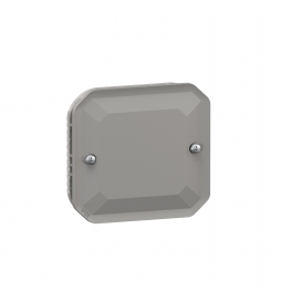 Legrand Plexo - Obturateur étanche avec enjoliveur finition gris - IP55/IK08 - Réf : 069537L