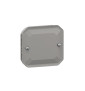 Legrand - Plexo L - Obturateur avec enjoliveur finition gris - composable - IP55/IK08 - Réf : 069537L