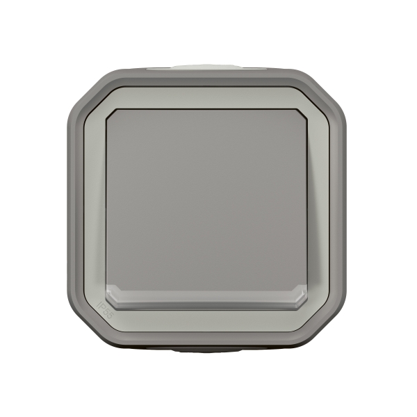 Legrand Plexo - Bouton poussoir lumineux 10A - 250V - IP55/IK08 - Réf : 069722L