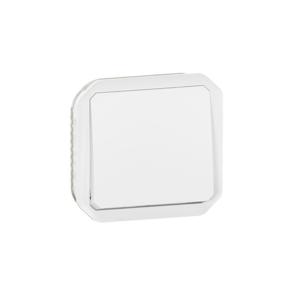 Legrand Plexo - Poussoir - 10A - 250V - composable - étanche - IP55/IK08 - Blanc - Réf : 069630L