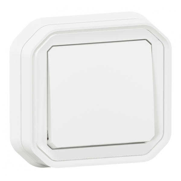 Legrand - Plexo - Poussoir NO+NF lumineux - 10A - 250V - encastré - étanche - IP55/IK08 - Blanc - Réf : 069616L+069692L Legrand - Plexo - Poussoir NO+NF lumineux - 10A - 250V - encastré - étanche - IP55/IK08 - Blanc - Réf : 069616L+069692L