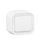 Legrand - Plexo L - Poussoir lumineux + Boîtier 1 poste - Saillie - Blanc - Ref. : 069616L+069689L