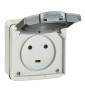 Legrand - Plexo - Prise de courant 2P+T 20A - saillie - IP55/IK08 - Réf : 091655