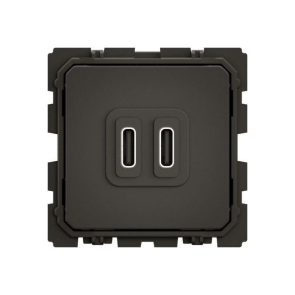 Legrand - Céliane 2024 - Double prise chargeur USB - Type C - 20W - Réf : CM0154