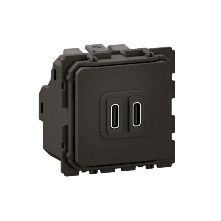 Legrand - Céliane 2024 - Double prise chargeur USB - Type C - 20W - Réf : CM0154
