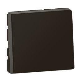 Legrand - Poussoir ou poussoir inverseur Easy LED- 6A - 250V~ - 2 modules - Noir Mat - Mosaic - Réf : 079140L