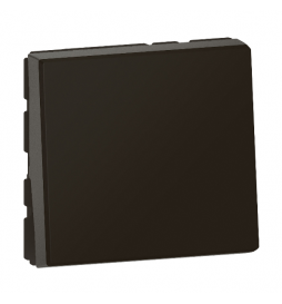 Legrand - Mosaic Easy LED - poussoir ou poussoir inverseur - 6A - 250V~ - Noir Mat - 2 modules - Réf : 079140L