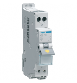 DISJONCTEUR HAGER -  1P+N - 20A - AUTO - MFS720