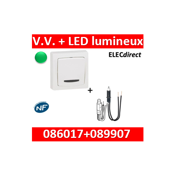 Branchement interrupteur avec voyant lumineux.