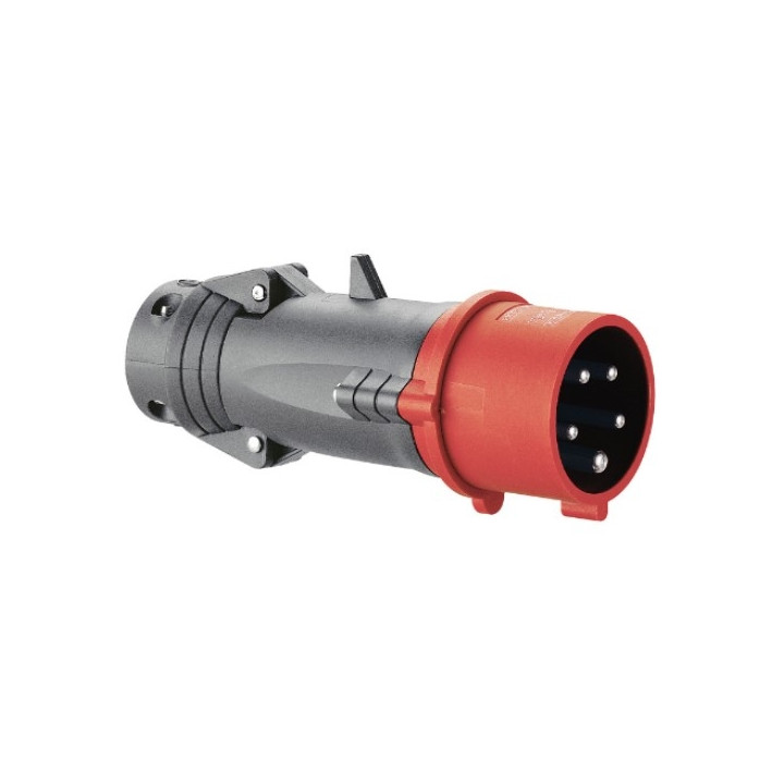 Legrand - Fiche mobile droite Hypra - 3P+N+T - IP44 - 32A - 380 à 415V - plastique - Ref : 052944