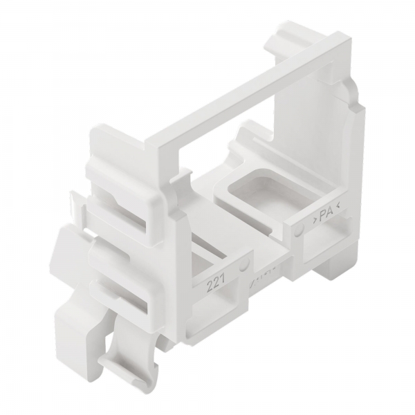 WAGO - Adaptateur de fixation rail DIN pour bornes à 10 conducteurs - Série 221 - Réf : 221-549/002-000