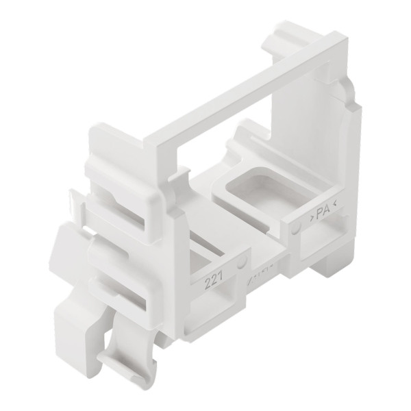 WAGO - Adaptateur de fixation rail DIN pour bornes à 10 conducteurs - Série 221 - Réf : 221-549/002-000