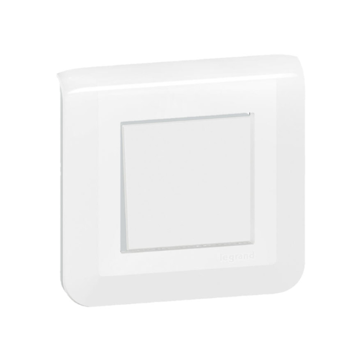 Legrand Mosaic - Prêt à poser - Va et vient complet + boîte batibox 1 poste Prof. 40mm - 080021L+080251+277802L+278011L