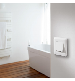 Legrand - Mosaic - Bouton poussoir complet - 1 poste (2M) - 6A - 230V - Réf : 080251+278040L+277802L