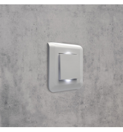 Legrand - Mosaic - Bouton poussoir complet - 1 poste (2M) - 6A - 230V - Réf : 080251+278040L+277802L