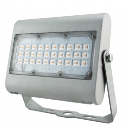 Kapsea - Projecteur LED étanche - Gris - 230V - 50W - 5000lm - 4000K -  IP66 - Réf : KAP-FLFPS-50
