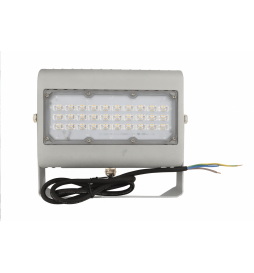Kapsea - Projecteur LED étanche - Gris - 230V - 50W - 5000lm - 4000K -  IP66 - Réf : KAP-FLFPS-50