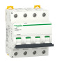 Schneider Acti9 iDT40N - disjoncteur modulaire - 4P - 63A - courbe C - 6000A/10kA - A9P24463