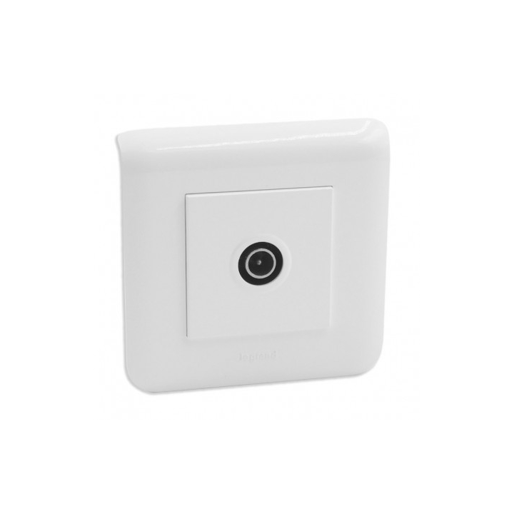 Legrand Mosaic - Prise TV simple - Mâle complet - 1 poste (2M) - 080251 + 277802L + 078782