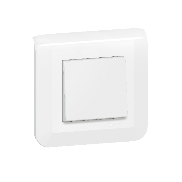 Legrand - Mosaic - Bouton poussoir complet - 1 poste (2M) - 6A - 230V - Réf : 080251+278040L+277802L