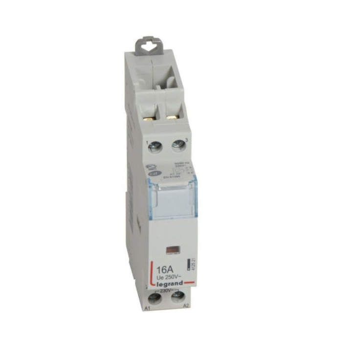 Legrand - Contacteur de puissance bipolaire bobine 230V - 16A - 1O+1F - Réf : 412521