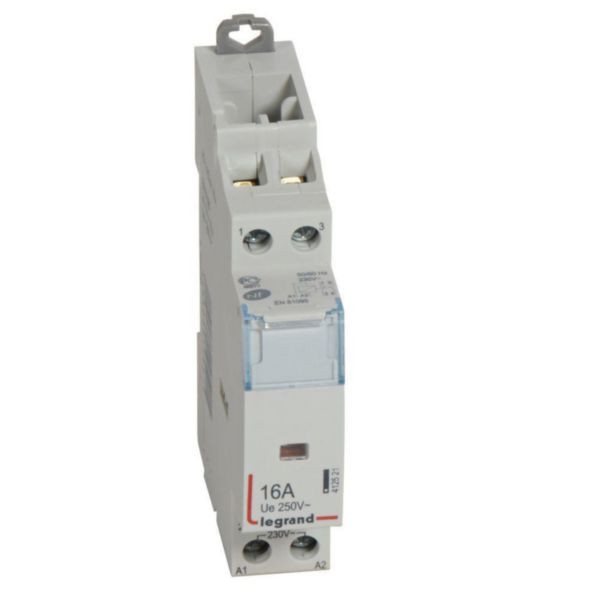 Legrand - Contacteur de puissance bipolaire bobine 230V - 16A - 1O+1F - Réf : 412521