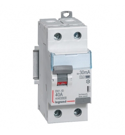 Legrand - DX3 - Interrupteur Différentiel  - 2P - 40A - 30mA  - Type F - Réf : 411591