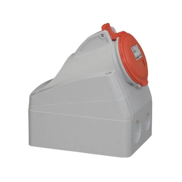 Legrand - Prise saillie fixe P17 IP44 32A - 3P+N+T - 380V à 415V - Réf : 555259
