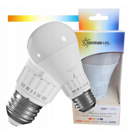 Spectrum - Ampoule LED E-27 - LED GLS 10W - Angle 270° - 5 CCT -1100lm - Réf : WOJ+14715