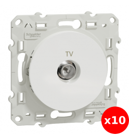Schneider Odace - Prise TV simple - s520445x10
