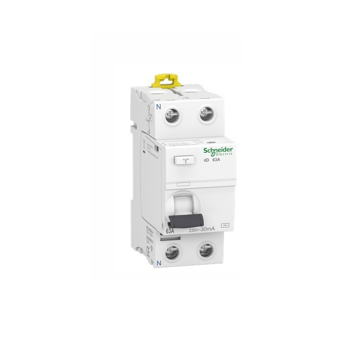 SCHNEIDER - Interrupteur Différentiel 2P - 63A - 30mA - AC - A9R11263
