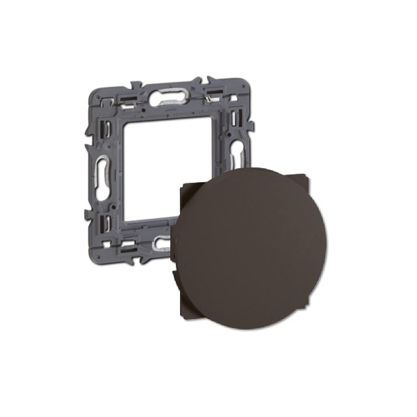 Legrand - Céliane 2024 - Obturateur complet noir - SANS PLAQUE - 1 poste - Réf : CZ0210