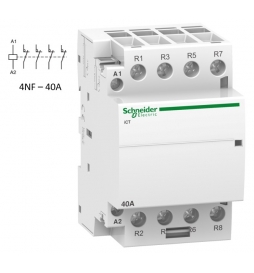 Schneider - Acti9 - Contacteur iCT - 40A - 4NF - 230/240V - 50Hz - Réf : A9C20847