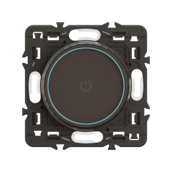 Legrand - Céliane 2024 - Variateur avec ou sans neutre - 200W - LED - Noir - SANS PLAQUE - 1 poste - Réf : CZ0408