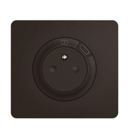 Legrand - Céliane 2024 - Prise surface avec prise USB type C - Noir - Avec support et enjoliveur - COMPLET - Réf : CJ0140