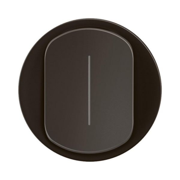 Legrand - Céliane 2024 - Enjoliveur pour interrupteur ou va-et-vient témoin - Noir - Réf : CN0007 Legrand - Céliane 2024 - Enjoliveur pour interrupteur ou va-et-vient témoin - Noir - Réf : CN0007