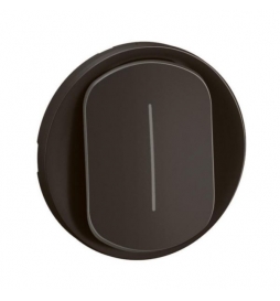 Legrand - Céliane 2024 - Enjoliveur pour interrupteur ou va-et-vient témoin - Noir - Réf : CN0007