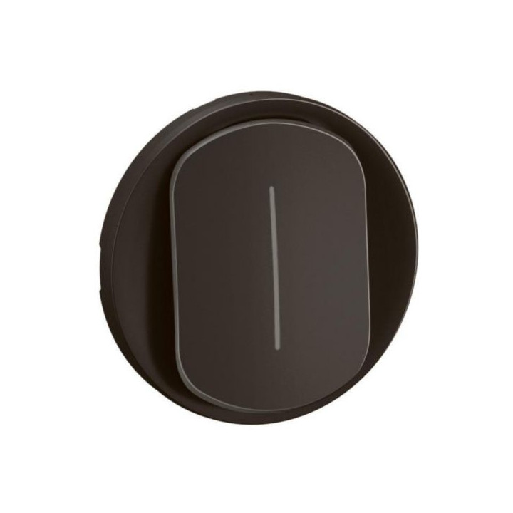 Legrand - Céliane 2024 - Enjoliveur pour interrupteur ou va-et-vient témoin - Noir - Réf : CN0007