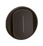 Legrand - Céliane 2024 - Enjoliveur pour interrupteur ou va-et-vient témoin - Noir - Réf : CN0007