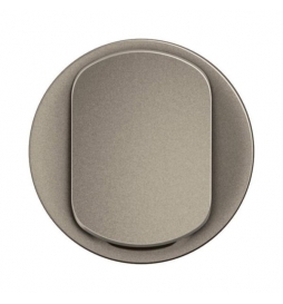 Legrand - Céliane 2024 - Enjoliveur pour interrupteur et ou va-et-vient - Titane - Réf : CT0001