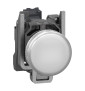 Schneider - Harmony XB4 - Voyant rond Ø22 - IP66 - Blanc - LED intégrée - 24V - Réf : XB4BVB1