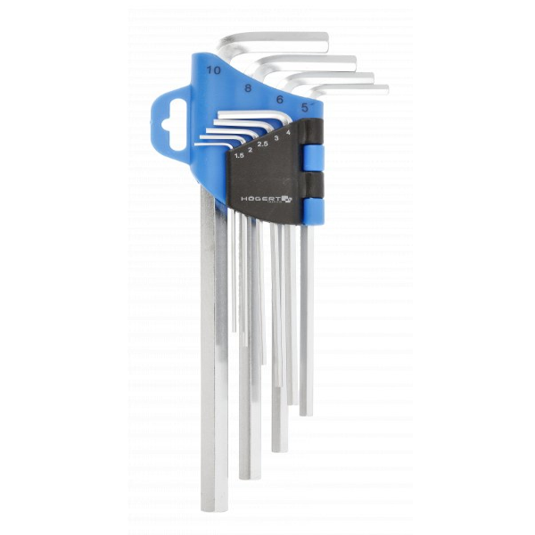 Hogert - Ensemble de clés hexagonales extra longues - Réf : HT1W803