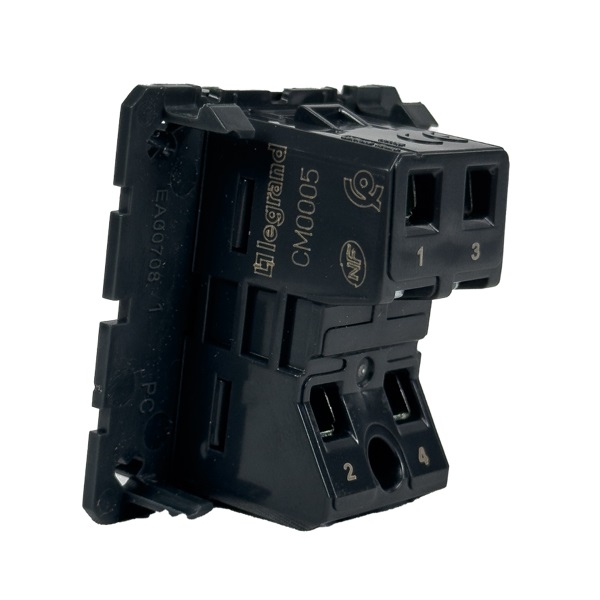 Legrand - Céliane 2024 - Permutateur 10AX pour va-et-vient - Blanc - Réf : CM0005