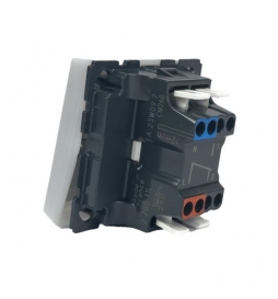 Legrand - Interrupteur ou va-et-vient 10AX Mosaic Easy-Led - 2M - Blanc - Réf : 077011L