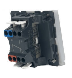 Legrand - Interrupteur ou va-et-vient 10AX Mosaic Easy-Led - 2M - Blanc - Réf : 077011L