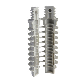 Schneider - Mureva FIX - Instalclip pour conduits Ø16 et Ø20 mm + cheville D.8 - Gris - ENN45020+ENN48934