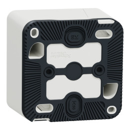 Schneider - Mureva Styl - Boîte 1 poste - Composable - Saillie - IP55/IK08 - Blanc - Ref : MUR39911