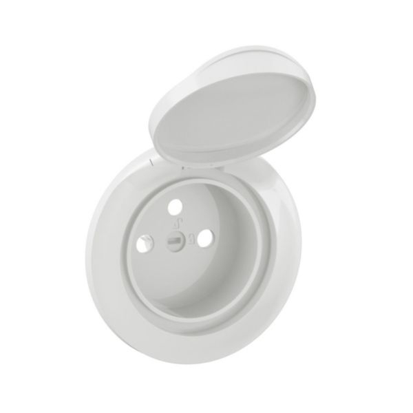 Legrand - Céliane 2024 - Ensemble va et vient + prise 2P+T - COMPLET - Étanche - IP44 - Blanc - Réf : LOT3316