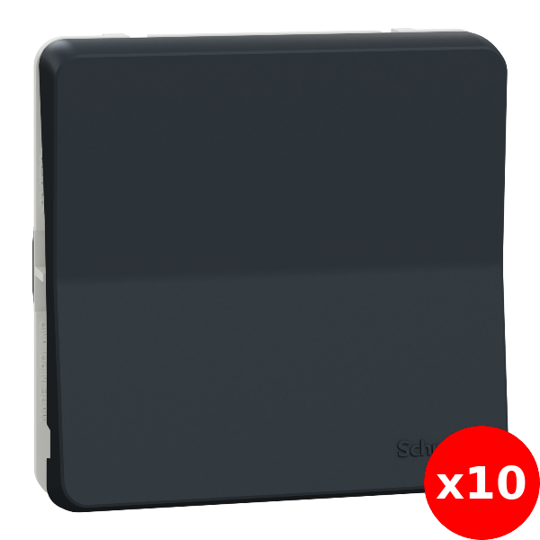 Schneider - Mureva styl - Composable va et vient en saillie ou encastré  - IP55 - IK08 - connexion auto - gris - MUR37021