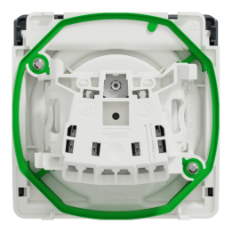 Schneider - Mureva Styl - Prise 2P+T - Composable  - IP55/IK08 - Connexion auto - Gris - Ref : MUR36133